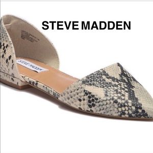 Steve Madden | Snakeprint D’Orsay Flats